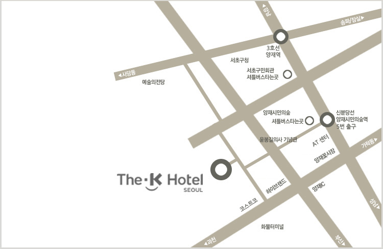 The-K 서울호텔 위치
